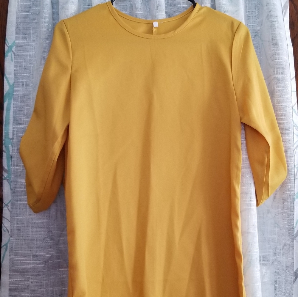 Yellow dress